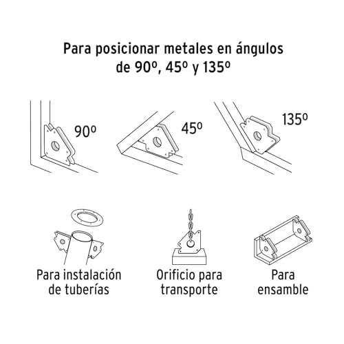 Consejos y comparativas para Comprar Escuadras magnéticas - cinco favoritos. 23 Imagen adicional