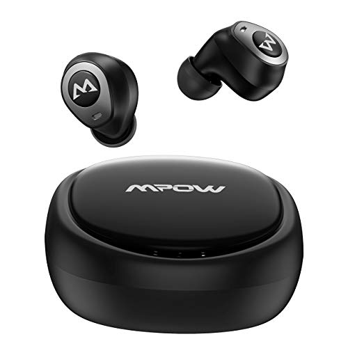 Wireless Earbuds, Mpow T3 Wireless Earbuds Bluetooth, TWS Earbuds CVC8.0, with Wireless Charging