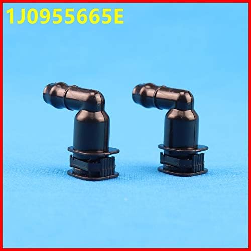 2PCS Windshield Washer Pump Connector/Washer Front Lamps Connector Elbow for VW Passat Golf Touareg Tiguan Audi A4 TT A6 S6 QUATTRO TTRS