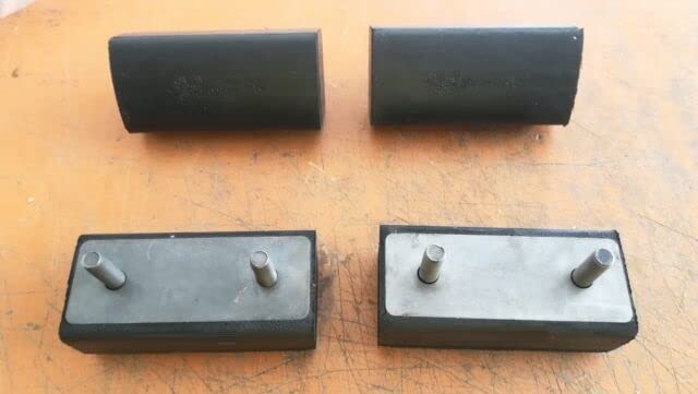 KIT TAMPONI SUPPORTO BALESTRA TASSELLO APPOGGIO GOMMA COMPATIBILE CON IVECO DAILY 4 PZ