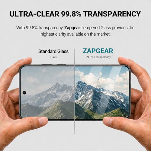 Image of Tempered Glass for Google Pixel 10 Pro XL and Pixel 9 Pro XL | Ultrasonic Fingerprint Compatible | 9H Hardness | Edge-to-Edge Case Friendly Fit | HD Clear Bubble-Free Screen Protector