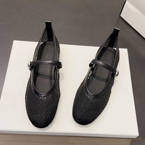 Stunner Womens Fashion Square Toe Slip On Dress Flats Comfortable Mary Jane Flats Work Flats3