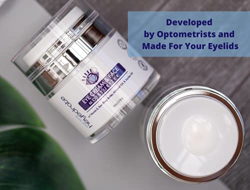Eye Cream And Face Moisturizer With Organic Aloe Juice, Shea Butter, Almond Oil, & Jojoba Oil | Nourishing Eyelid And Facial Moisturizer (1) #TOP4
