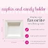 Nora Fleming pinstripes napkin and candy holder