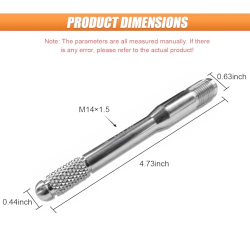 Image of M14x1.5 Car Wheel Alignment Pin, Car Wheel Changing Alignment Tool, Wheel Bolt Guide Pin, Wheel Hanger Balancing and Guide Tool, Wheel Alignment Kit for Most Cars