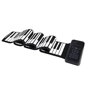 88 toetsen oprolbaar pianotoetsenbord Draagbaar elektrisch handroltoetsenbord Piano muzikaal geschenk USB MIDI-uitgang…