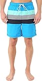 Nautica Men's Quick Dry Striped Swim Trunk