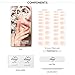 Seminca Semi Cured Gel Nail Strips-Divorce Party Press On Nails - Single AF Semi-Gel Stickers,Works with Any UV/LED Lamps,Wine Proof Glossy Finish,Girls Night (Nudist)