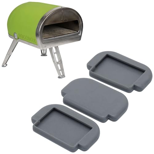 Image of Gozney Roccbox Pizza Oven Grey Rubber feet Surface Protectors Pack of 3