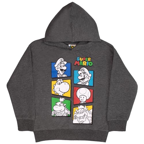 Nintendo Super Mario Hoodie and T-Shirt Combo 2-Pack for Boys, Boys Super Mario Hooded Sweatshirt and Tee Bundle Set3