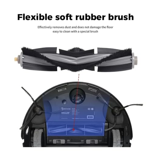 Cepillo principal para Deebot X1 OMNI que elimina pelos 5