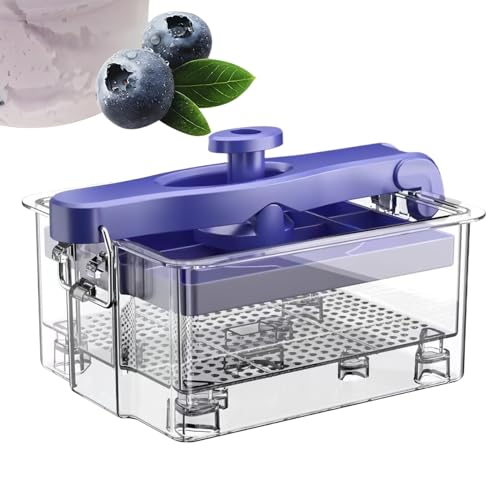 Colador De Yogur | Separador De Suero Herramientas De Cocina | Con Tapa Colador De Yogur Separador | Para Cocina Leche De Nuez Jugo Queso Desayuno Saludable Preparación De Comidas