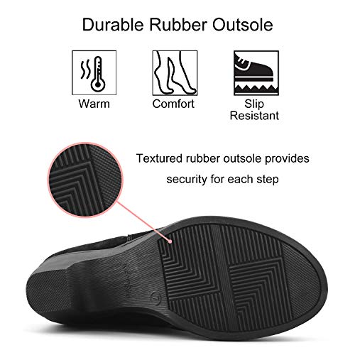 Comfy Moda Women's Tall Dressy Winter Boots Zoe, Smokey Gray, Size 7 #TOP3