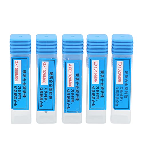 Set 5 piezas fresas rotativas de carburo de tungsteno 6x10mm miniatura 4