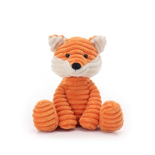 Image of Apricot Lamb Toys Plush Corduroy Fox Stuffed Animal Soft Cuddly Perfect for Child (Corduroy Fox,8.5 Inches)
