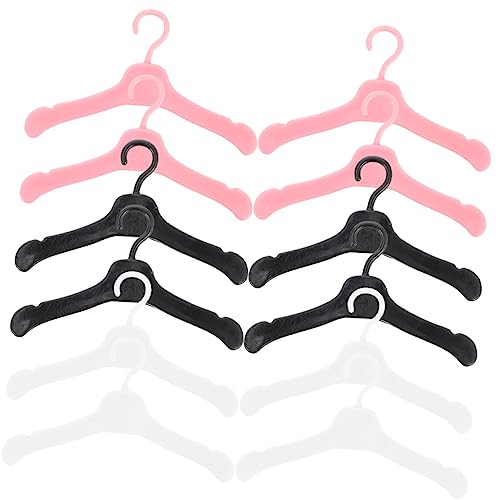 BESPORTBLE 60pcs Clothes Hangers for Dolls Safe Doll Outfit Hangers for Organizing Clothes Accessories House Ornaments