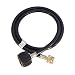 KIBOW Type 1(QCC 1) Propane Tank Hose Adapter/Connects 1LB Propane Tank Connector Appliances to a Refillable Bulk Propane Cylinder-4Ft Long