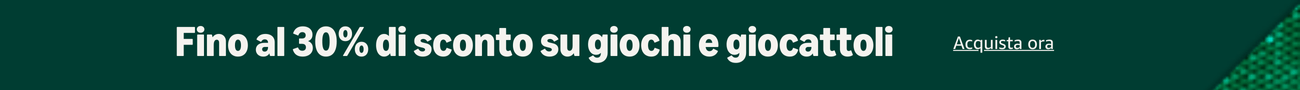 Fino al 30% di sconto su giochi e giocattoli