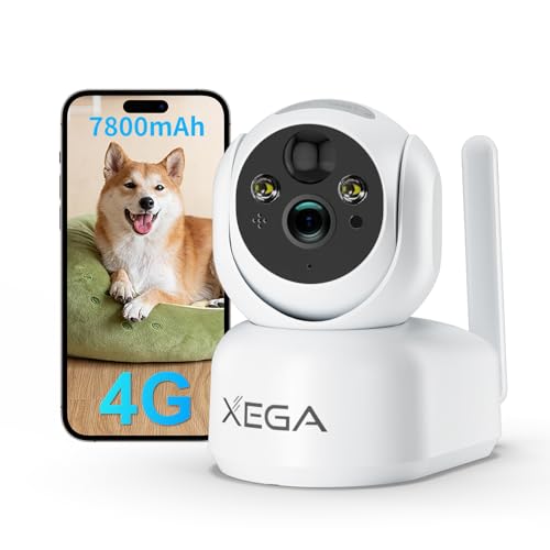 Xega Cámara Vigilancia 2K PTZ con SIM