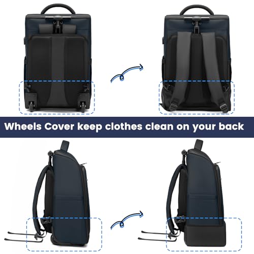 GOTECH Rolling Waterproof Commuter Backpack