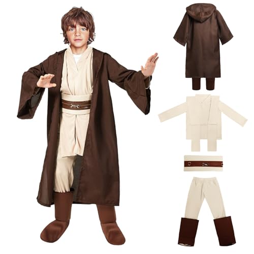 nezababy Knight Costume Chevalier - Cape à capuche - Tunique - Cape à capuche - Pour enfants - Halloween - Cosplay