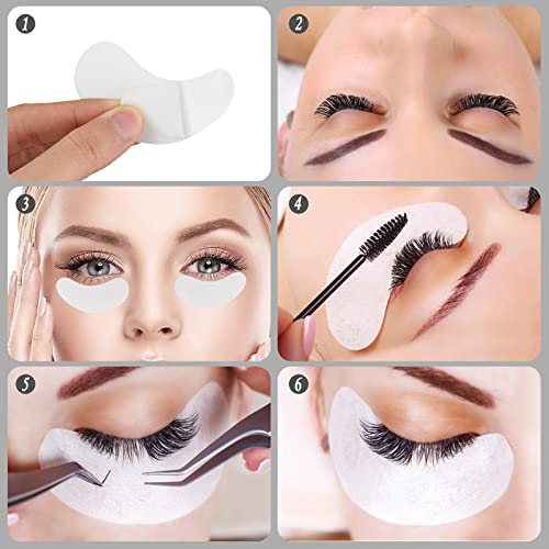 Auptiz 120pcs Eye Pads for Eyelash Extension,yelash Pads,Extension Eyelash Pads,Eyelash Colouring Pad for DIY False Eyelashes Makeup Eyelash Extension - Image 4