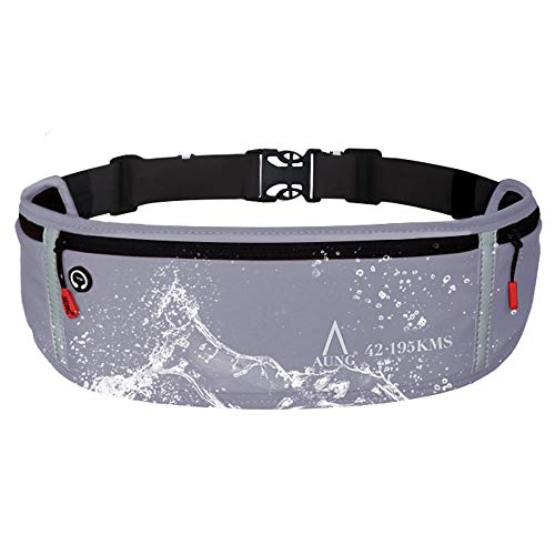 Ejecución de Bolsillo for el móvil del Bolso del teléfono Hombres y Mujeres cinturón de Equipo Impermeable de múltiples Funciones del Bolsillo Delgado Invisible (Color : Naranja)