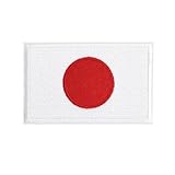 【TERA】2枚セット 国旗 パッチ ワッペン ベルクロ ミリタリー サバゲー 国 刺繍 脱着可能 鑑賞用 (日本)