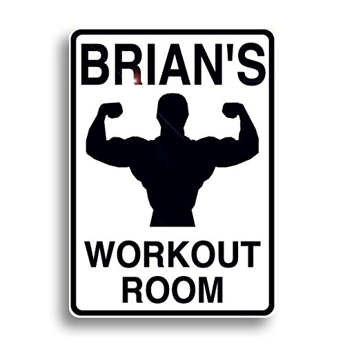 Workout Room Sign, Personalized for Your Home Gym, and Shipped Fast!