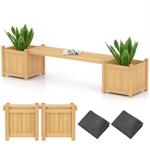 RELAX4LIFE 3 en 1 Banco Exterior Jardín