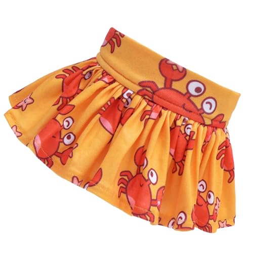Image of CuteBone Dog Bikini Dress, Stylish Swimsuit Costume for Small Dogs, Comfortable & Adjustable Puppy Bathing Suit, Soft Outfit Pet Apparel for Beach, Pool and Summer Fun DB44M