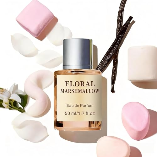 Floral Marshmallow Eau de Parfum for Women Long-Lasting Gourmand1.7 Oz