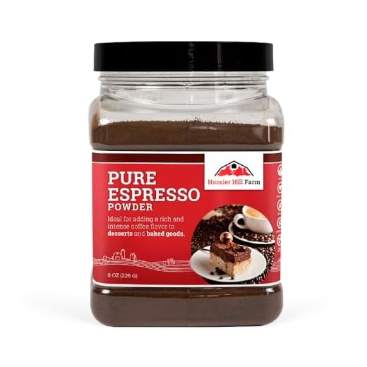 Pure Espresso Powder by Hoosier Hill Farm, 8oz (Pack of 1)