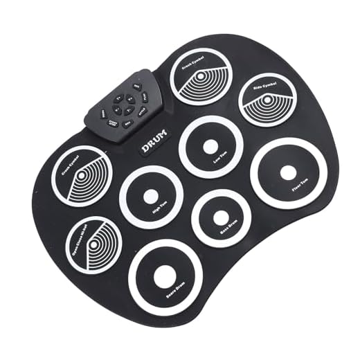 Batería electrónica portátil con pedal, conexión USB, modo juego, para músicos en movimiento