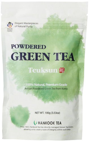 Hankook Tea Powdered Green Tea, Teuksun, 3.53 Ounce