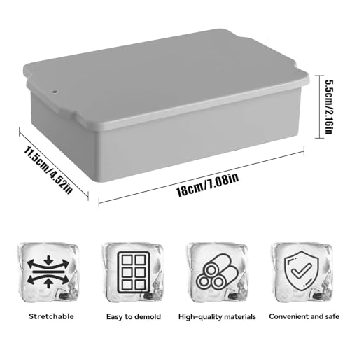 Bandeja Silicona para Cubos de Hielo Grandes miniatura 3
