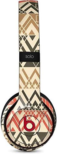 Skinit Decal Audio Skin Compatible with Beats Solo 3 Wireless - Black Geometric Design