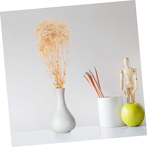 Ramo de flores secas Babysbreath para decoración miniatura 7