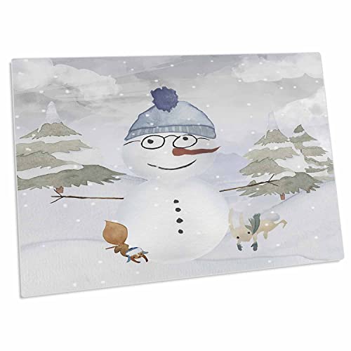 Alfombrilla de escritorio 23 x 16 pulgadas diseño invierno miniatura 1