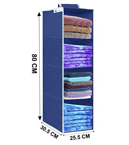 Image of Hanging Organizer (Blue, Pack of 1 (4 Shelf))