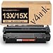 V4INK 1 Pack New Replacement for 15X C7115X Toner Cartridge for use with HP LaserJet 1150 1200 1300 3300 3310 3320 3330 3380 Printer Series
