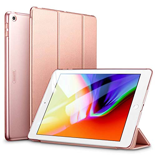 ESR for iPad Air 11 Inch Case M3/M2 (2025/2024), iPad Air 5th/4th Gen (2022/2020), Vertical Stand Cover, Multi Stand Angles, Ultra-Stable Case with Pencil Holder, Flip Series, Rose Gold