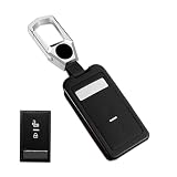 Noreyvis Aluminum Alloy Car Key Fob Case Protector Shell Smart Key Fob Cover Compatible with Ferrari Roma 296 SF90 2020-Up Accessories(Black)