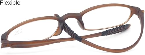 Miniatura 5 de Mcoorn Lentes de lectura con bloqueo de luz azul para computadora con reducción de deslumbramiento (flexibles y ligeros) de plástico para lectores