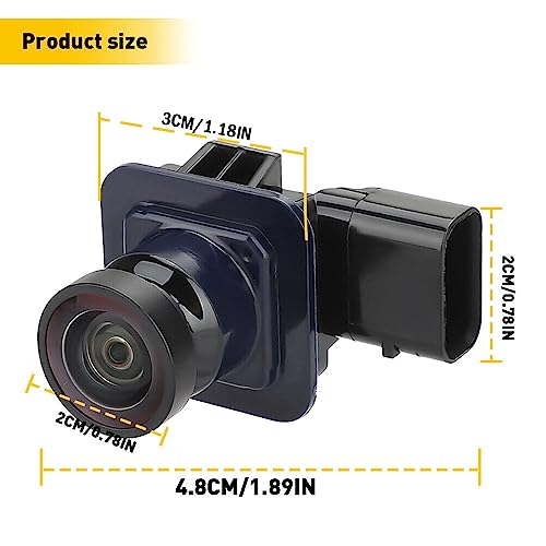 Image of Rear View Backup Reverse Park Assist Camera, Backup Camera Compatible with 2013-2016 Ford Fusion Replaces ES7T-19G490-AA ES7Z-19G490-A DS7Z-19G490-A DS7T-19G490-DD E1GT-19G490-BB