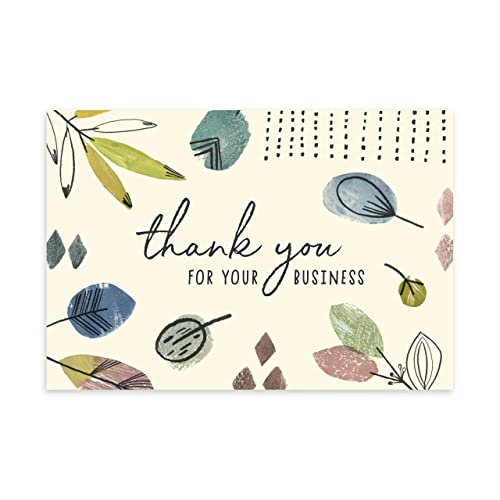 Hallmark Business (25 Pack) Thank You Card (Illustrated Botanicals) for Medical Offices and Veterinarians