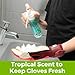 gloveglu Tropical Punch Goalkeeper Glove Wash & Foam, Tropical Fruit Scent, 200ml, Foaming Cleaner for Goalkeeper Gloves