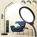 homakee LED Floor Lamp, Living Room Lamps, 3 Color Temperatures Bright Modern Tall Lamp, Adjustable Gooseneck Standing Lamp with Remote & Touch Control,Floor Lamp for Living Room, Bedroom, Office