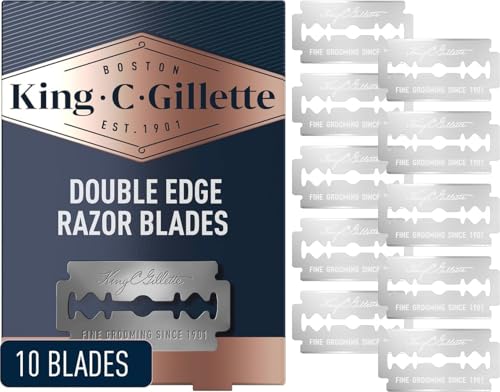 King C. Gillette Double Edge Safety Razor Blades...