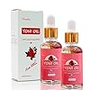 2 Packs Yoni Oil for Women, All Natural Feminine Oil Intimate Deodorant for Women, Ph Balanced and Eliminates Odor, 100% Natural Feminine Serum Made with Rose Essential Oils (1 fl oz/30 ml)